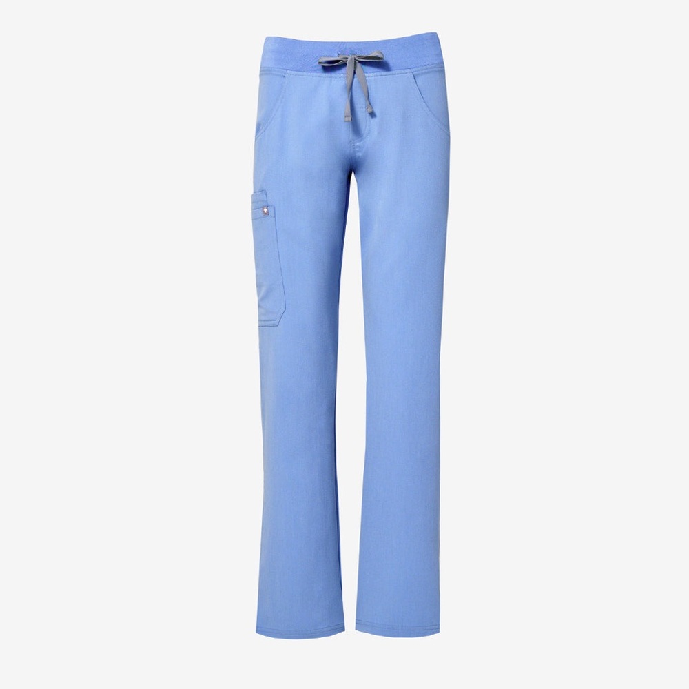 Figs Ceil Blue Kade Petite Cargo Scrub Pants